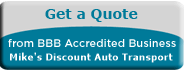 Mike's Discount Auto Transport BBB Request a Quote